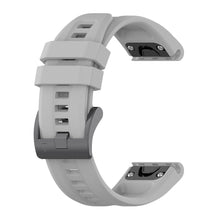 Заредете изображение във визуализатора на галерията – Wristband for smartwatch Garmin FENIX 3 / 3HR / 5X / 6X / 6X PRO / 7X / 7X PRO grey (12)
