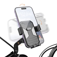 Заредете изображение във визуализатора на галерията – Dudao F7C+ bicycle / motorcycle phone holder - black
