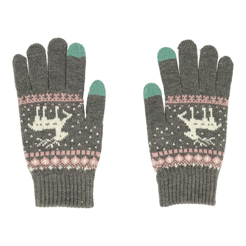 Gloves for touch screens REINDEER GREY