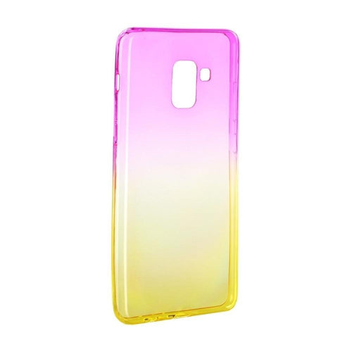 Forcell ombre гръб за Samsung Galaxy A8 / A5 2018 розовo-златен - TopMag