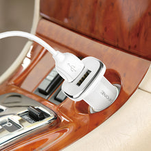 Заредете изображение във визуализатора на галерията – Borofone Car charger BZ12 Lasting Power - 2xUSB - 2,4A white
