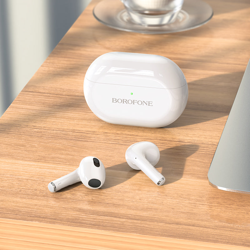 Borofone TWS Bluetooth Earphones BW09 Sound Rhyme White – TopMag