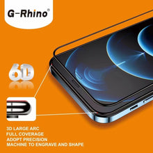 Заредете изображение във визуализатора на галерията – G-Rhino Full Glue 6D Tempered Glass for REALME 8 5G Black - 10 PACK

