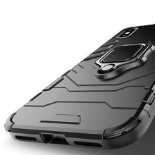 Заредете изображение във визуализатора на галерията – Ring Armor Case for Huawei P Smart S Black
