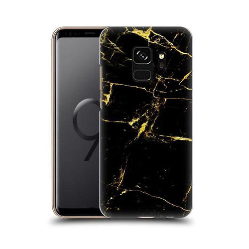 Marble Гръб за Samsung Galaxy S9 черен мрамор с злато - само за 13.99 лв