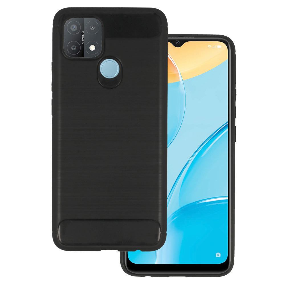 Back Case CARBON for OPPO A15/A15S Black