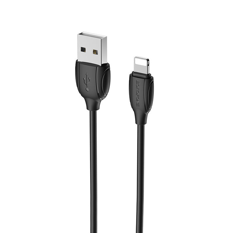 Borofone Cable BX19 Benefit - USB to Lightning - 2,4A 1 metre black