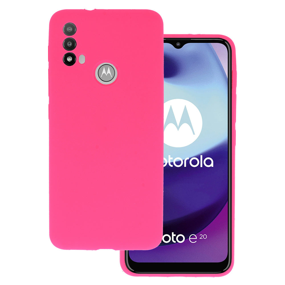 Vennus Case Silicone Lite for Motorola Moto E20/E30/E40 pink