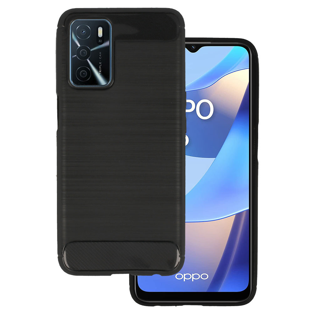 Back Case CARBON for OPPO A16 4G/A16S/A54S Black