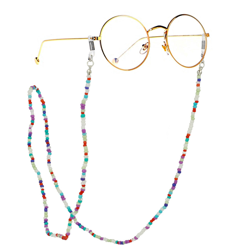 Glasses chain beads design 7