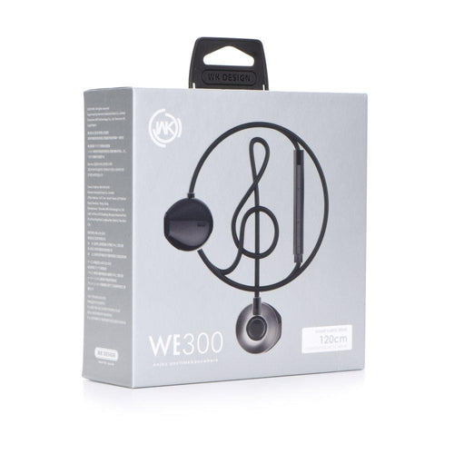 Wk-Design earphone stereo we300 черен - само за 9.99 лв