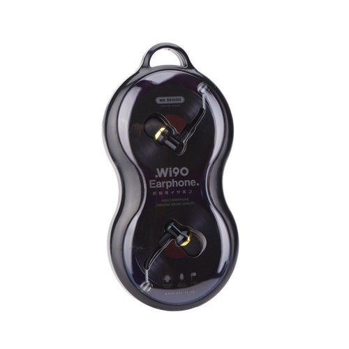 Wk-Design earphone stereo wi90 черен - само за 6.99 лв
