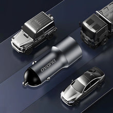 Заредете изображение във визуализатора на галерията – Dudao R14 USB-C 30W PD car charger - silver
