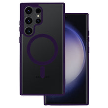 Заредете изображение във визуализатора на галерията – Acrylic Color Magsafe Case for Samsung Galaxy S23 Ultra purple
