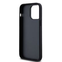 Заредете изображение във визуализатора на галерията – Original Case DKNY hardcase Leather Checkered Mono Pattern &amp; Printed Stripes DKHCP14XPCPTSSK for Iphone 14 Pro Max black
