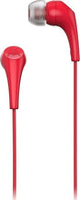 Заредете изображение във визуализатора на галерията – Wired earphones jack with mircophone 3,5mm MOTOROLA Ear Buds 2-s red
