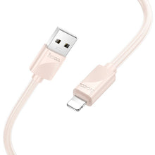 Заредете изображение във визуализатора на галерията – HOCO cable USB A to Lightning 2,4 A X114 1 m pink
