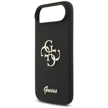 Заредете изображение във визуализатора на галерията – GUESS case for IPHONE 17 Air GUHCP17MSC4GSMK (Silicone W/ Big 4G Script) black
