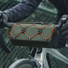 Заредете изображение във визуализатора на галерията – Rockbros 30110054001 bicycle handlebar bag 2.2 l - green
