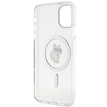 Заредете изображение във визуализатора на галерията – Karl Lagerfeld IML Choupette MagSafe case for iPhone 11 / Xr - transparent
