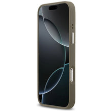 Заредете изображение във визуализатора на галерията – GUESS case for IPHONE 17 Pro Max compatible with MagSafe GUHCP17XPG4SMCEW (Grained PU W/ Big 4G Classic Logo) brown
