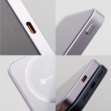 Заредете изображение във визуализатора на галерията – Powerbank compatible with MagSafe Forcell F-Energy SuperSlim F5K8 QC4.0 PD3.0 15W 5000 mAh purple
