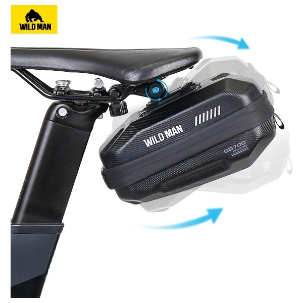 WILDMAN traveling bag for bike frame with zipper 1L (4 