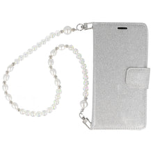 Заредете изображение във визуализатора на галерията – Liavec Glitter Magsafe Book Case for Samsung Galaxy S24 Ultra silver

