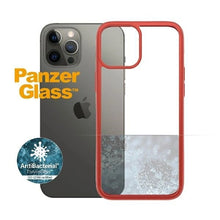 Заредете изображение във визуализатора на галерията – PanzerGlass ClearCase case for iPhone 12 Pro Max - transparent and red
