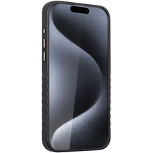 Заредете изображение във визуализатора на галерията – Audi Genuine Leather case with MagSafe for iPhone 15 Pro - black and red
