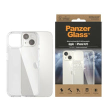 Заредете изображение във визуализатора на галерията – PanzerGlass HardCase antibacterial Military Grade certified case for iPhone 14 / 15 / 13 - transparent
