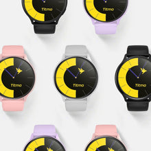 Заредете изображение във визуализатора на галерията – Smartwatch TITMO O-170 (AMOLED, bluetooth call, stainless steal gold mesh strap) gold
