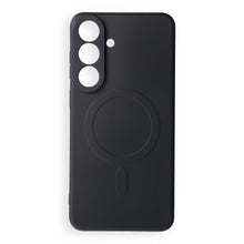 Заредете изображение във визуализатора на галерията – Case for Samsung S26 FE Silicone Mag Cover compatible with MagSafe (camera protection) black
