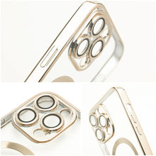 Заредете изображение във визуализатора на галерията – ELECTRO MAG COVER case compatible with MagSafe for IPHONE 17 Pro gold
