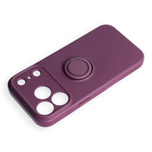 Заредете изображение във визуализатора на галерията – Case for iPhone 18 Pro / 17 Pro Silicone Ring dark cherry
