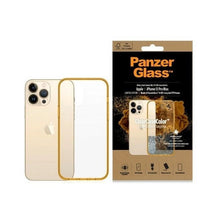 Заредете изображение във визуализатора на галерията – PanzerGlass ClearCase Antibacterial Military Grade Certified Case for iPhone 13 Pro Max - Transparent Yellow
