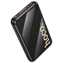 Заредете изображение във визуализатора на галерията – Powerbank Hoco 10000 mAh QC PD 22,5W with built-in cables USB C + Lightning Q37 black
