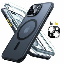 Заредете изображение във визуализатора на галерията – ESR Classic Pro Set Halolock MagSafe case + glass for display and camera for iPhone 15 - black
