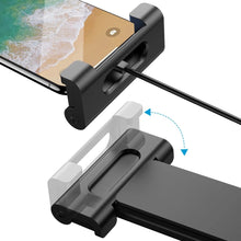 Заредете изображение във визуализатора на галерията – Tech-Protect V1 telescopic car headrest phone holder - black
