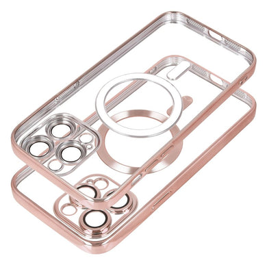 ELECTRO MAG COVER case compatible with MagSafe for IPHONE SE 2025 brown