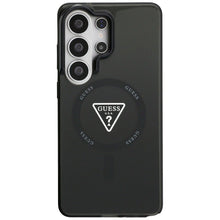 Заредете изображение във визуализатора на галерията – GUESS case for SAMSUNG S26 Ultra GUHCS26L5HC4MLSK (Magnetic IML Gradient Triangle) black
