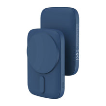 Заредете изображение във визуализатора на галерията – Powerbank compatible with MagSafe Blue Star Slim DG-P8 15W 5000 mAh navy blue
