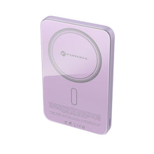 Заредете изображение във визуализатора на галерията – Powerbank compatible with MagSafe Forcell F-Energy SuperSlim F5K8 QC4.0 PD3.0 15W 5000 mAh purple

