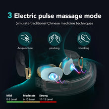Заредете изображение във визуализатора на галерията – SKG 4098E neck massager, electrostimulator with compress - white
