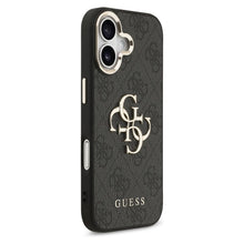 Заредете изображение във визуализатора на галерията – GUESS case for IPHONE 17 GUHCP17S4GMGCGR (PU W/ Big 4G Classic Logo) gold black
