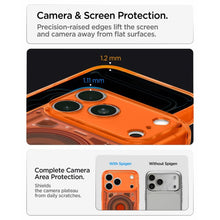 Заредете изображение във визуализатора на галерията – SPIGEN case ULTRA HYBRID compatible with MagSafe for IPHONE 17 Pro/18 Pro c-one tangerine
