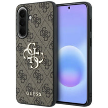 Заредете изображение във визуализатора на галерията – GUESS case for SAMSUNG Galaxy A37 GUHCSA374GMGBR (4G Big Metal Logo) brown
