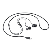 Заредете изображение във визуализатора на галерията – Samsung AKG EO-IC100BBEGWW wired in-ear USB-C headphones - black
