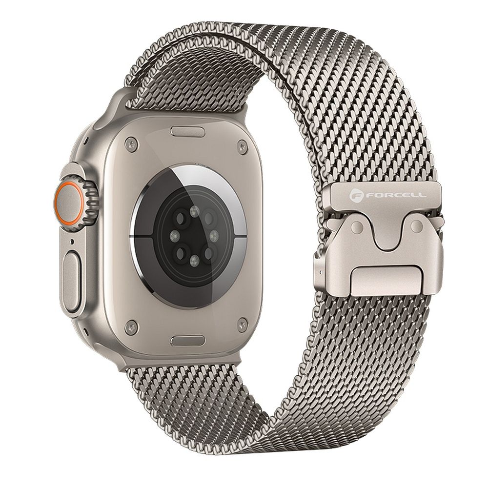 FORCELL F-DESIGN FA11 stainless steel strap for APPLE Watch 38 / 40 / 41 mm silver