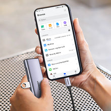 Заредете изображение във визуализатора на галерията – Ugreen CM512 90568 USB-C adapter - 2x USB-A 3.0 / HDMI / RJ45 / SD and TF card reader / USB-C PD 100W - gray
